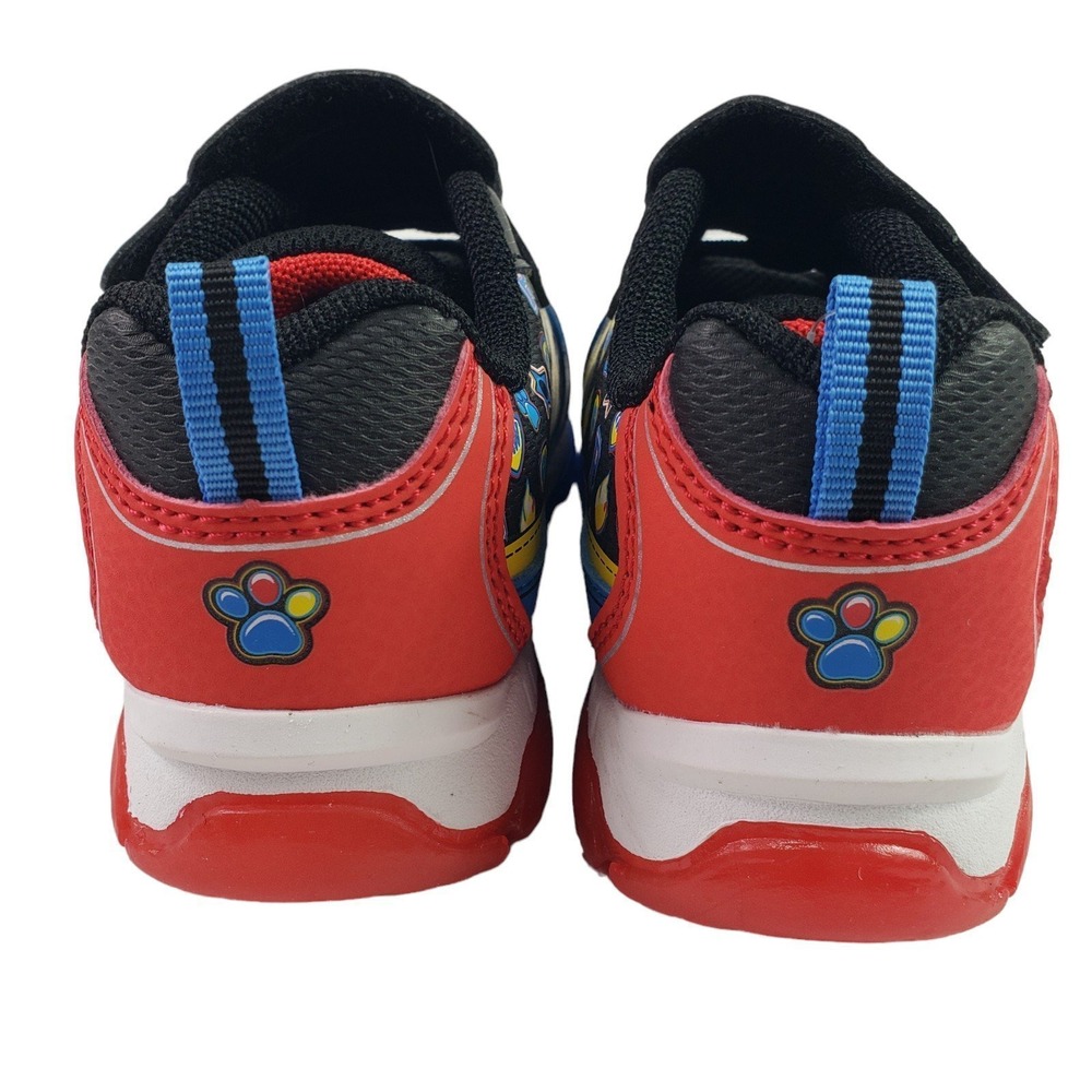 Paw Patrol Toddler Boys Light up‎ Sneakers Size 8 Blue Slip on Lightweight Shoes - Picture 4 of 12